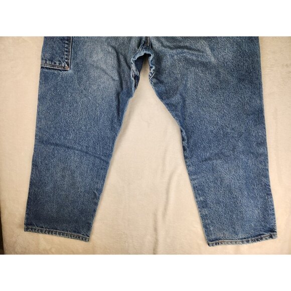 Wrangler FR Riggs Workwear Jeans Mens W38"x27" Blue HRC2 2112 - Picture 11 of 16